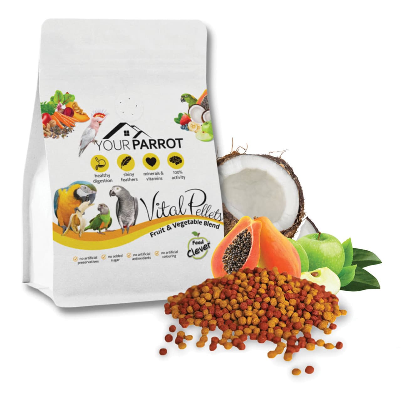 Your Parrot Vital Pellets - 3 KG